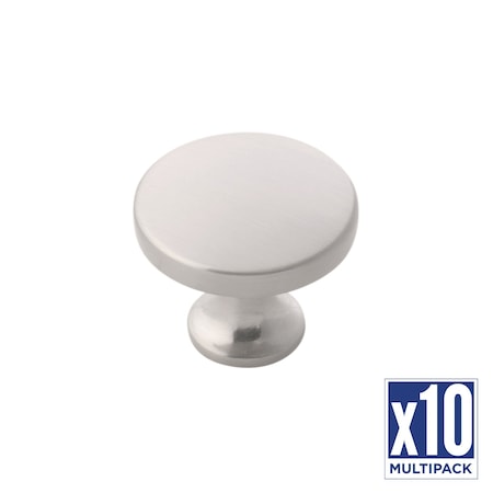 Hickory Hardware Knob 1-3/8 Inch Diameter, 10PK H076698-SN-10B